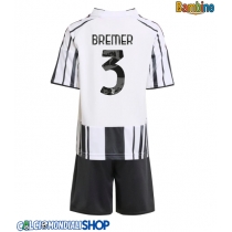 Maglie da calcio Juventus Gleison Bremer #3 Prima Maglia Bambino 2025-26 Manica Corta + Pantaloni corti)